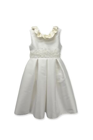 White silk blend Teresa dress LA STUPENDERIA KIDS | CJAB90S60X19.